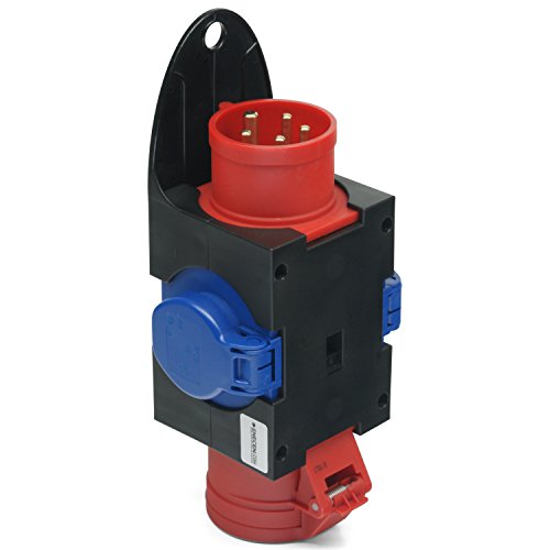 Kompaktverteiler ST.ANTON CEE-Gerätestecker 400V/16A mit 1x400V/16A + 2x230V/16A IP44