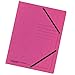 Produktbild Original Falken 25er Pack Premium Einschlagmappe. Made in Germany. Aus extra starkem Colorspan-Karton mit 3 Innenklappen und 2 Gummizügen DIN A4 Pastell-Pink Juris-Mappe Sammelmappe