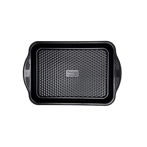 Prestige - Aerolift - Large Oven Tray - Non stick - Cushion Base - Fridge Freezer and Dishwasher Safe - Carbon Steel - 44.5 x 29 x 5 cm/10 x 14 Inch