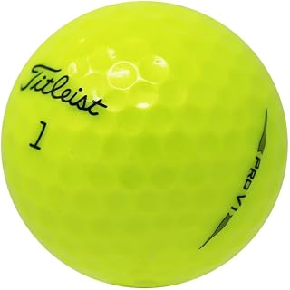LostGolfBalls Recycled & Used Pro V1 Yellow 2019 for Titleist Golf Balls, Good Condition, AAA Quality for Titleist Golf Balls
