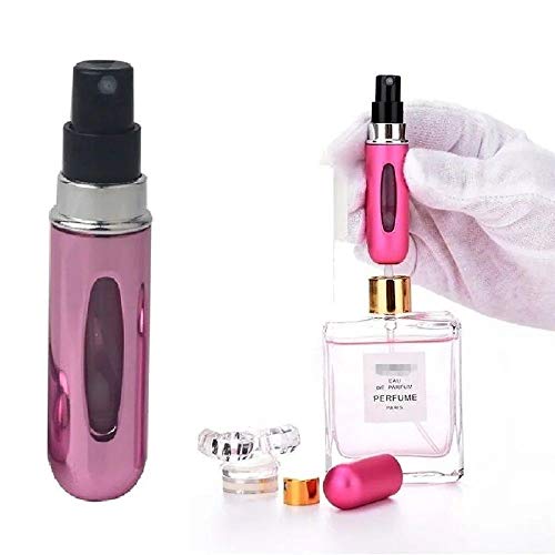 Frasco Frasquinho Amostra Perfume Viagem Bolso Bolsa Decant Borrifador Spray Mini Refil Demandi (Ros