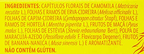 ARIKON Chá De Camomila Cidreira E Maracujá Leão Fuze Com 15 Saquinhos