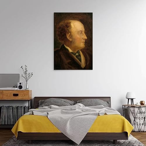 John Everett Millais impression sur toile autoportrait décoration murale 60x90