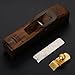LeTkingok Woodworking Chamfering Planer, Edge Trimmer Mini Ebony Trimming Rounding Planer DIY Portable Woodcraft Tool 0-3MM