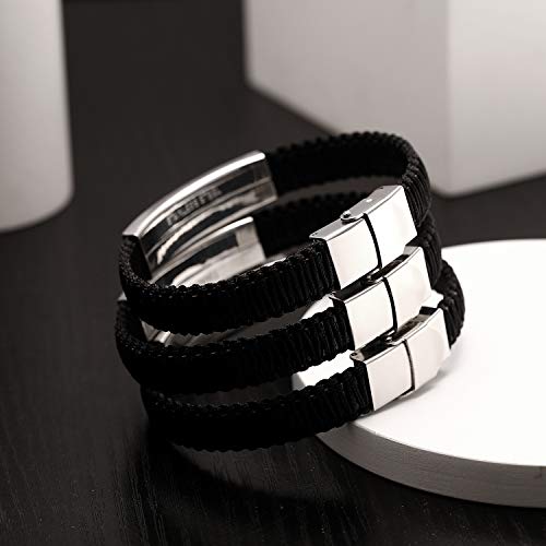 Just Meet You Medical Id Bracelets For Men | Medical Alert Bracelets | Braided Rope Handmade Nylon Medical Bracelets For Women, Emergency Medical Bracelet Adjustable.(Free Engraving) #TOP4