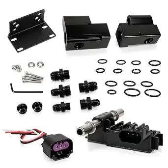 LEAPTREND E85 Flex Fuel Sensor Kit with Connector Pigtail and Adapter for Chevrolet, GMC, Buick, and Cadillac (2011-2024)