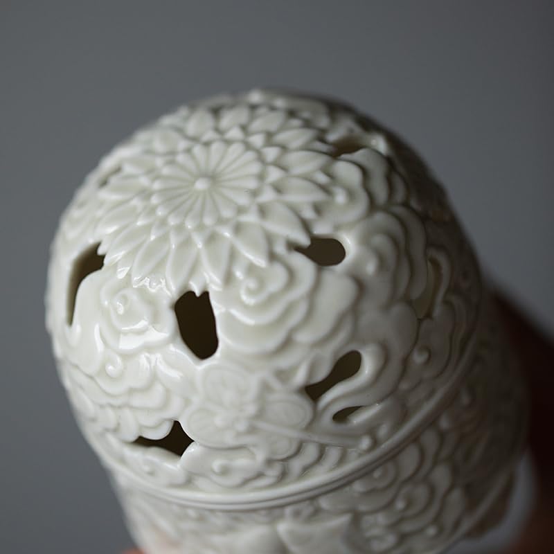 Portaincenso piccolo bruciatore di incenso celadon, bruciatore per aromaterapia creativo, accessori per cerimonia di tè Zen, bruciatore di incenso in ceramica per la casa, bruciatore di incenso a
