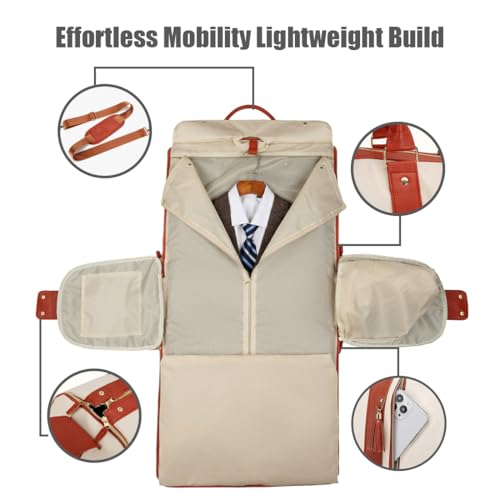 Trendfetchus Foldable Travel Bag 2.0, Travel Bag with Wheels, Large Capacity Lightweight with Shoes Compartment (Pink)4