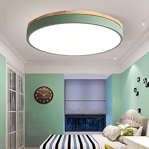 Plafón LED redondo de 40 cm Aron para salones de diseño nórdico 4