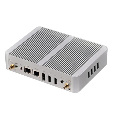 Image of KINGDEL Fanless Mini PC 4-Core 12th Gen N100(up to 3.4GHz) 8GB DDR4 RAM 1TB NVMe SSD Mini Desktop Computer with Triple Display DP HD Support 4K 2xLAN 8xUSB