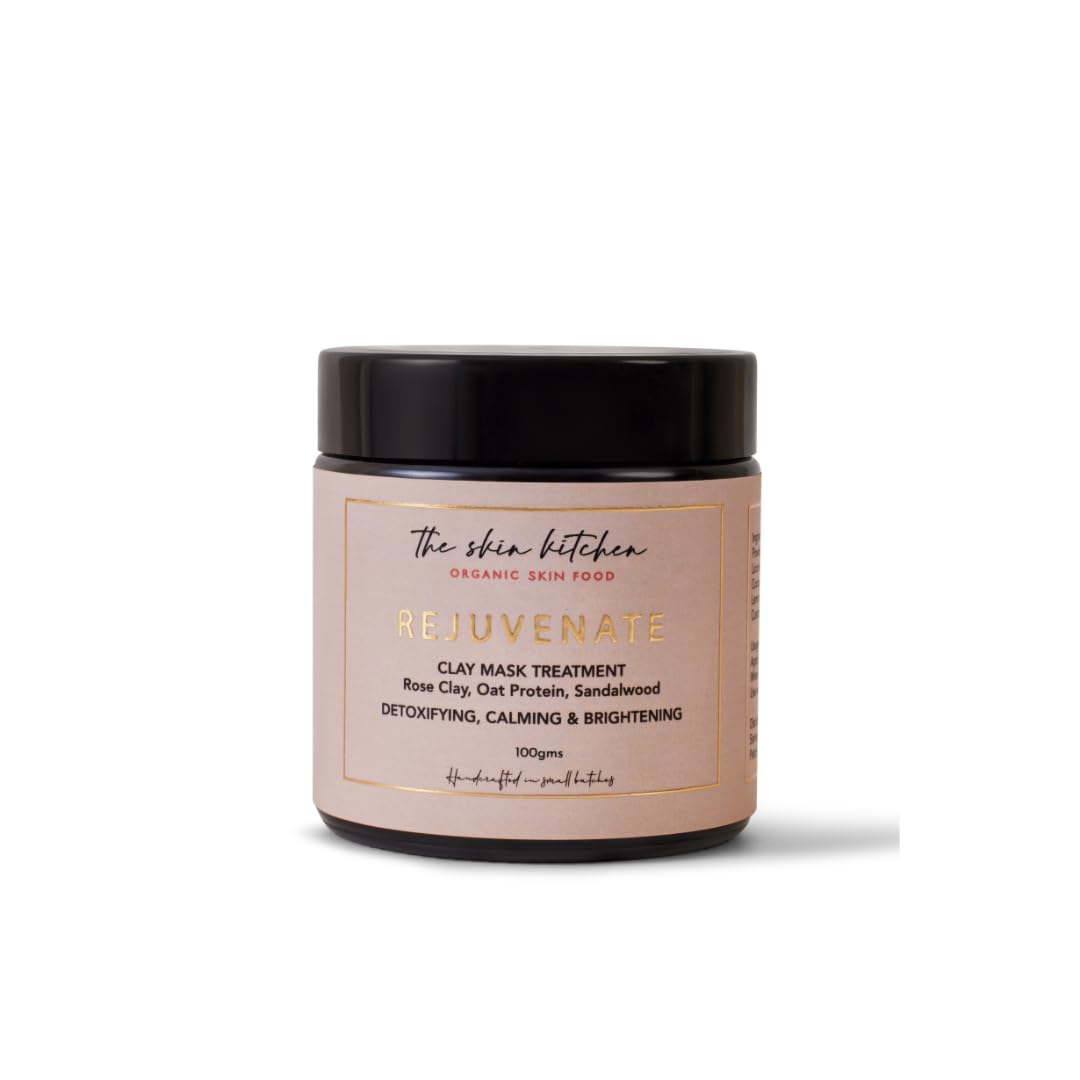 The Skin Kitchen Rejuvenate Clay Mask Treatment, 100gm, Rose Clay and Sandalwood, Detoxifying and Brightening, For all Ski... - Review, Price and Buying Guide