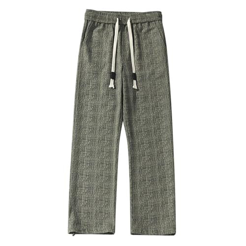 Pantalon long d'hiver en coton avec cordon de serrage ajusté