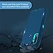 I-HONVA for Samsung Galaxy A50/A50S Case - Shockproof 3 in 1 Full Body Protection, Turquoise