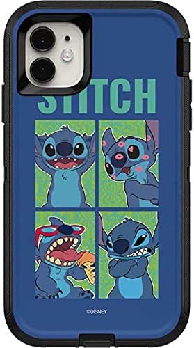 Skinit Decal Phone Skin Compatible with OtterBox Defender iPhone 11 - Officially Licensed Disney Lilo and Stitch Personalities Moods Design