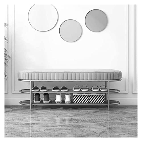 Banc de rangement pour armoire à chaussures pour entrée ordonnée