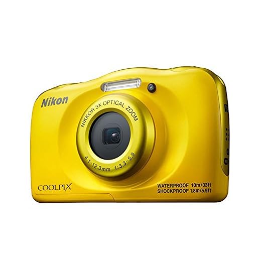 Nikon Coolpix W100 Kamera gelb