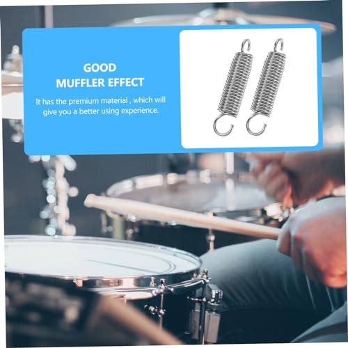 Resortes para pedal de batería doble acero inoxidable 2 sets miniatura 5