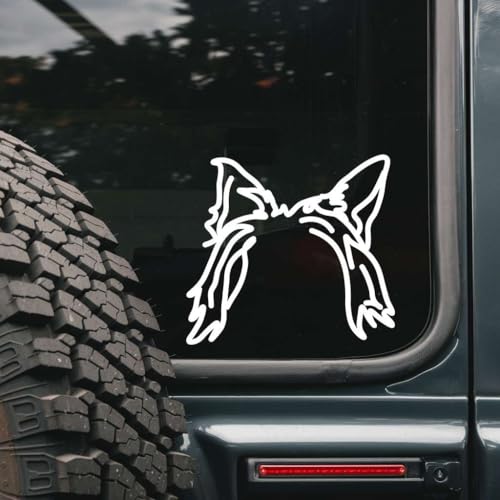 Calcomanía para coche Silky Terrier y pegatina minimalista para amantes de las mascotas 2