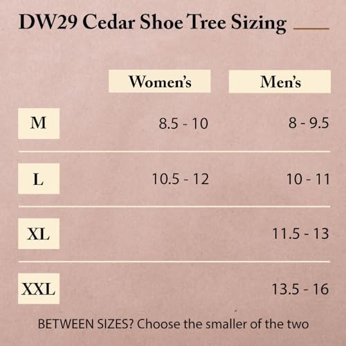 FootFitter Premium Aromatic American Cedar Shoe Trees for Men, Split Toe Block for Adjustable Width, Wide Hook Heel for Easy Removal, Boot & Shoe Trees - Thumbnail 6