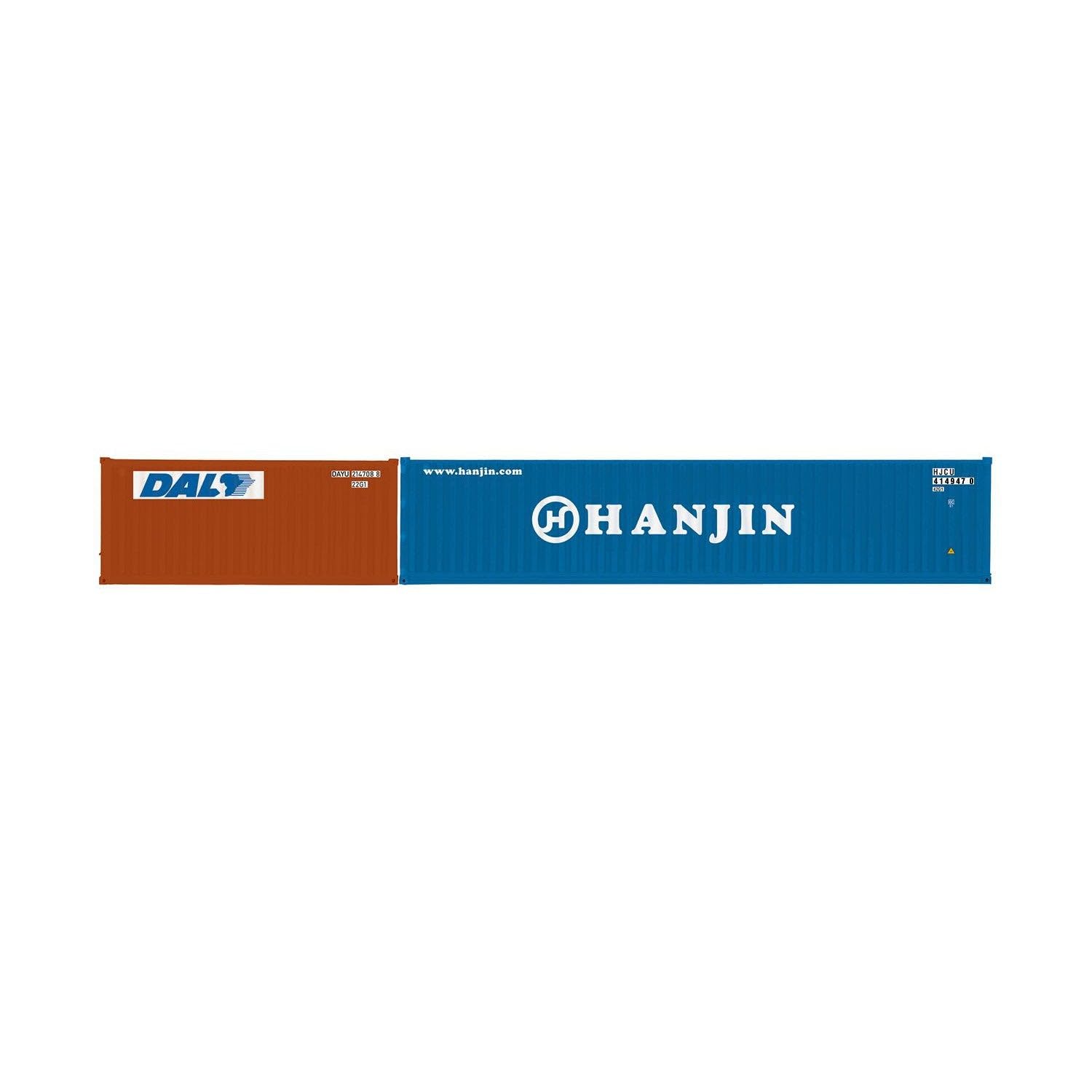 Hornby R60128 DAL Hanjin Container Pack 1 x 20 and 40 Containers Era 11 Stock