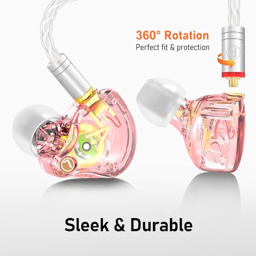 Image of Audiovance Vibes 202M HiFi Wired Earbuds in-Ear Monitor Headphones with Mic