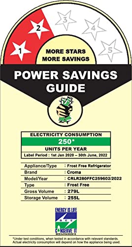 Image of CROMA 279L 2 Star Inverter Frost Free Double Door Refrigerator (CRLR280FFC259602, Shiny Silver) 2022 Model