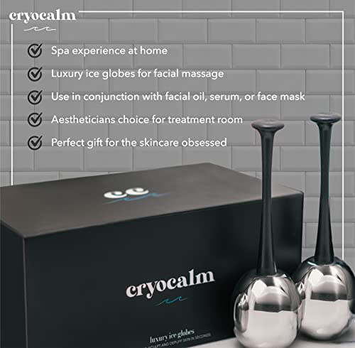 Facial Massager - The Ice Roller For Facials, Cryo Sticks, Massage Your Face With Ice Ball Roller - Professional Ice Roller Globes For Face-Frozen Ice Roller Ball - Ice Facial Rollers For Face #TOP2