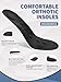 Ultralight Memory Foam Insoles Plantar Fasciitis Insoles for Men Women 【2pairs】 Sports Shock Absorption Ergonomic 3D Inserts, Super Soft Breathable High Elastic Running Insole for Long Standing