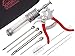 SpitJack Magnum Meat Injector Gun. Food Flavor Injection Syringe for Smoked BBQ Marinades and Meat Seasoning. 4 needles for Pork Butt, Beef Brisket, Turkey Breast.. 50ml Capacity. Made in the USA.