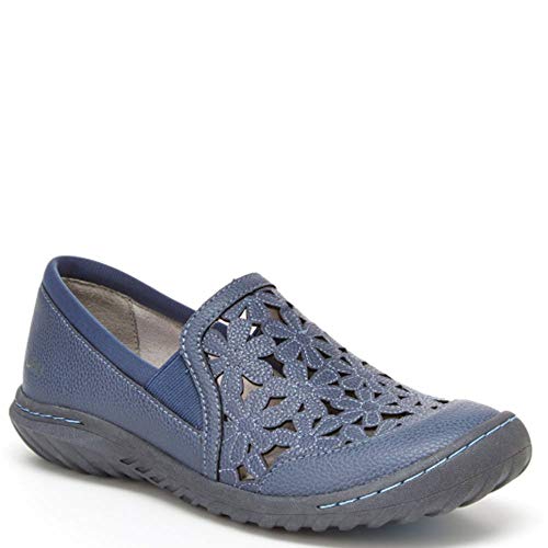 JBU by Jambu Women's Wildflower Moc Shoe, Blue, 7 M US