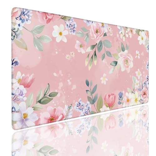 Mouse pad mat rose antidérapant pour éviter les douleurs au poignet