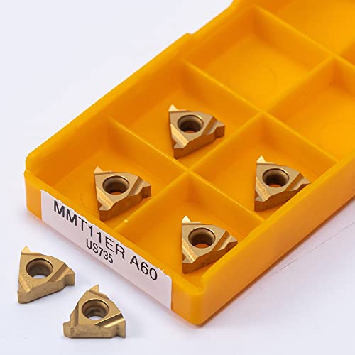 Juego de 10 Fresas de Carburo MMT 11ER AG60 para Torno miniatura 3
