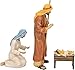 Three Kings Gifts Holy Family Joseph, Mary, Jesus with Manger, Polystone Flat Bottom Base for Stability, Home Decorating Christmas Nativity Scene Sets & Figures, 3-Pieces, For 12 inch Scale Collection