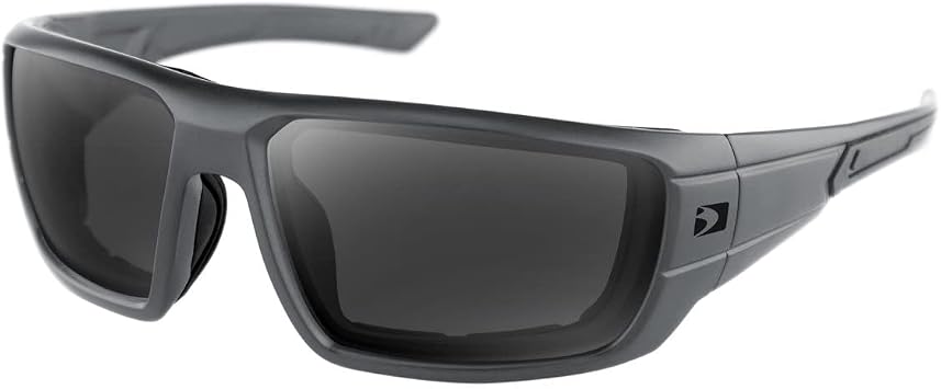 Bobster Mission, Matte Gray Frame, Smoked Lens