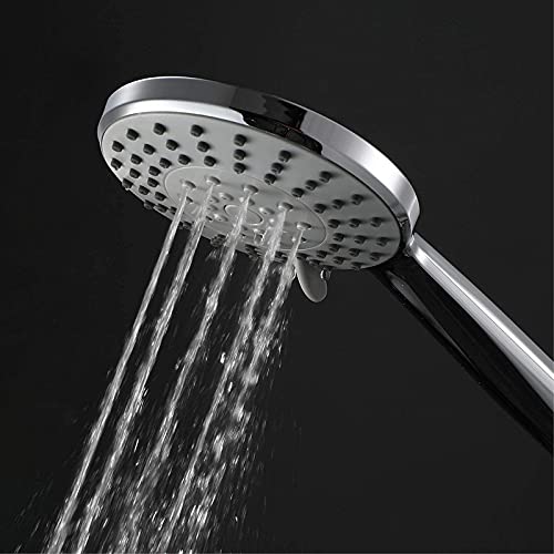 Cabezal de Ducha Manual Laseve Redondo ABS Cromado miniatura 6