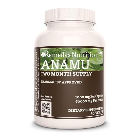 Remedy's nutrition Anamu | 1,000 mg, 60 Vegan Capsules Herbal Dietary Supplement | Two Month Supply | Non-GMO, Gluten-Free, Dairy-Free, No Fillers or Additves, No Preservatives Cover