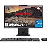 Lenovo IdeaCentre All-in-One Desktop Computer, 27" FHD Touch IPS Display, 8-core Intel Core i5-13420H, 16GB DDR5, 512GB SSD, Office 365 for The Web, Wireless KB & M, Wireless Charging Base, Win 11