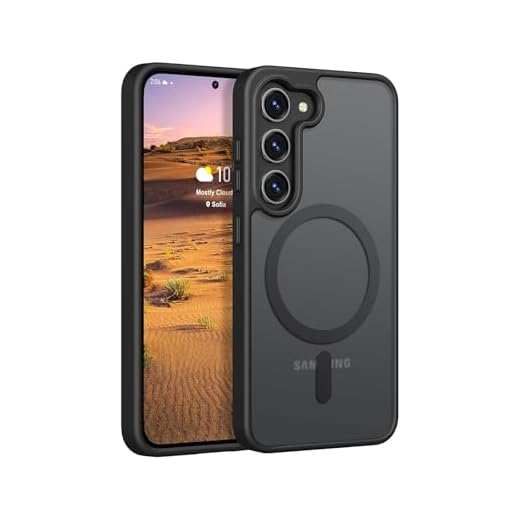 BEMMY Capa Capinha Case Para Samsung Galaxy S25, Capinha Case Magnética para Samsung Galaxy Compatível com Mag-safe, Capa Para Celular Translúcida Mate Resistente A Choques (S25)