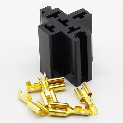 Support de prise de relais en polymère isolant avec cosses cuivre ajustées 6.3mm - 2