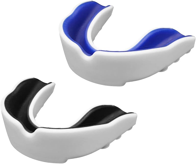 Sports Mouth Guard for Kids and Youth,2 Pcs Boys Girls Mouthguard with Case (BPA Free) for Boxing Football Hockey Karate Rugby