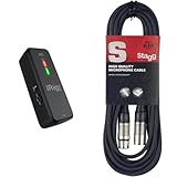 IK Multimedia Irig Pre HD - Interfaz Digital de Micrófono de Alta Definición con Preamplificador & Stagg Cable de micrófono a mezclador Stagg SMC6 XLR (m) -XLR (f) de 6 metros de largo, negro