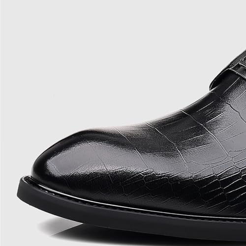 Men's Genuine Leather Shoes Anti-Slip Rubber Sole Classic Business Slip-Resistant Dress Shoes for Work & Outdoor3