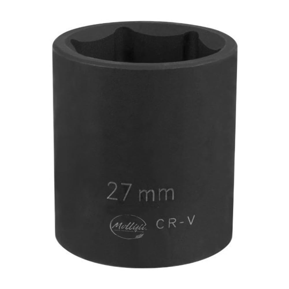 1/2 In Dr. Impact Socket 27Mm Socket Imp 27Mm, Mfr: M837-A