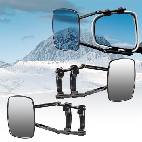 2 specchietti retrovisori universali per roulotte, specchietti retrovisori retrovisori, specchietti retrovisori regolabili, specchietti laterali, specchi per roulotte e roulotte