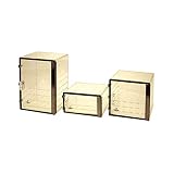 Nalgene 5317-0120 Acrylic Desiccator Cabinet with Stainless Steel Latches and Hinge, 305mm Width x 305mm Height x 305mm Depth, Three Shelves