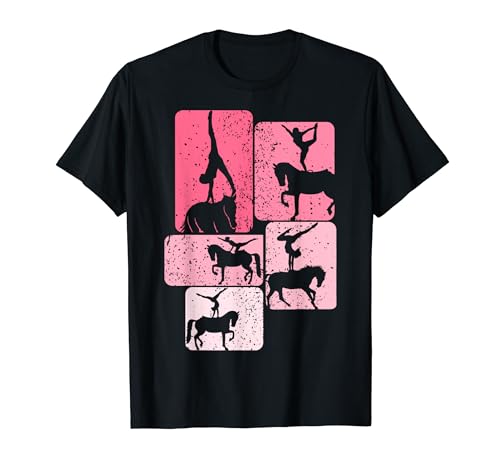 Equestrian Vaulting Horse Vaulters Girl T-Shirt