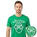 Who All Seen a Leprechaun Shirt – Funny St Patricks Day Tee, Irish Drinking Outfit, Green Clover Graphic T Shirt for Men and Women - Green - L