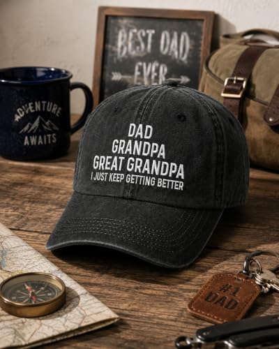 Image of Philysonic Great Grandpa Hat-Grandpa Baseball Cap Great Grandpa Gifts