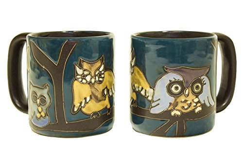 Mug Owls on Branch 16 oz miniatura 1