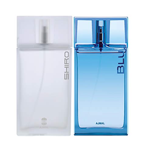 Ajmal Shiro EDP Citrus Spicy Perfume 90ml for Men and Blu EDP Aquatic Woody Perfume 90ml for Men, Pack of 2 (Shiro_BLU_EDP) - Image 2
